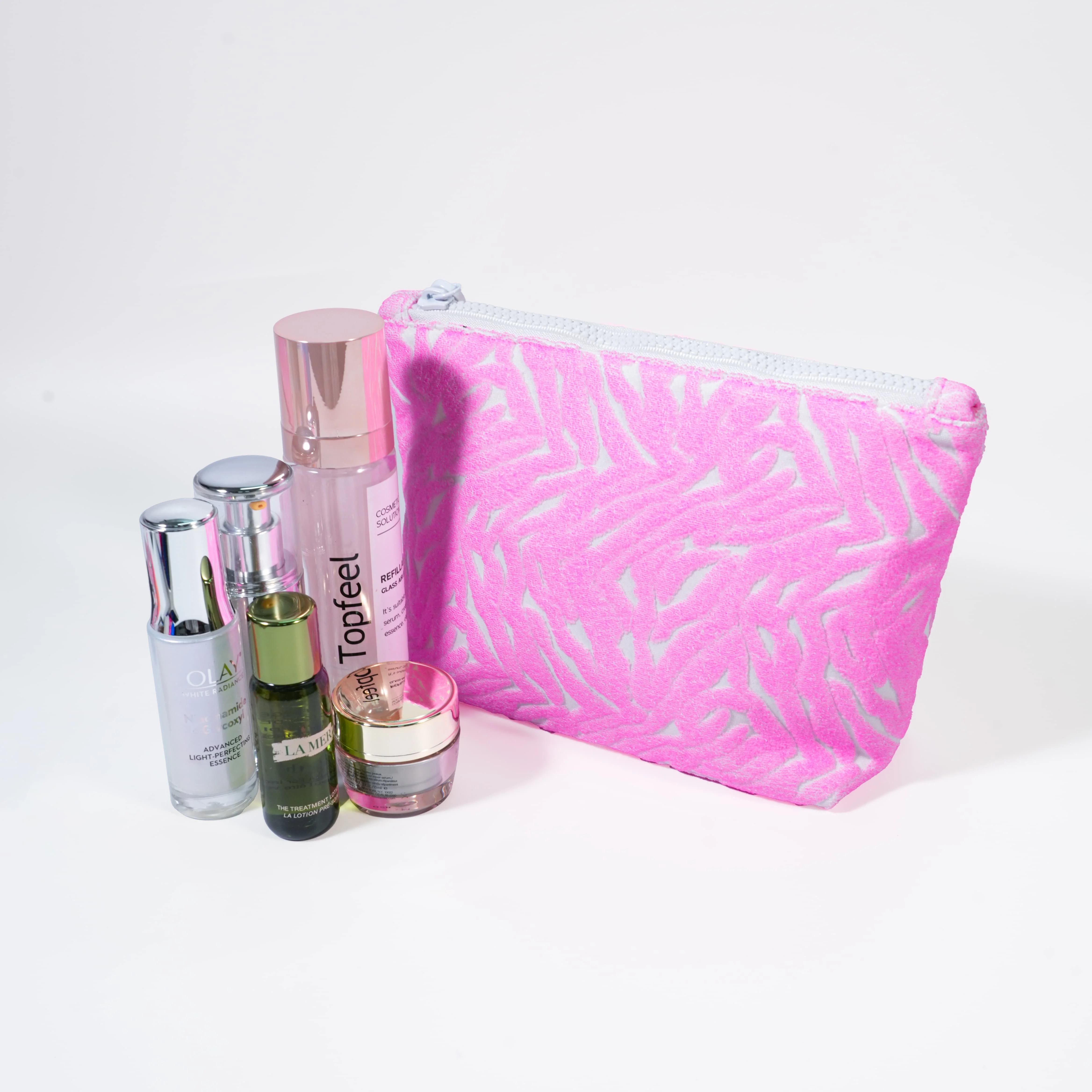 Trousse de maquillage en flocage doux
