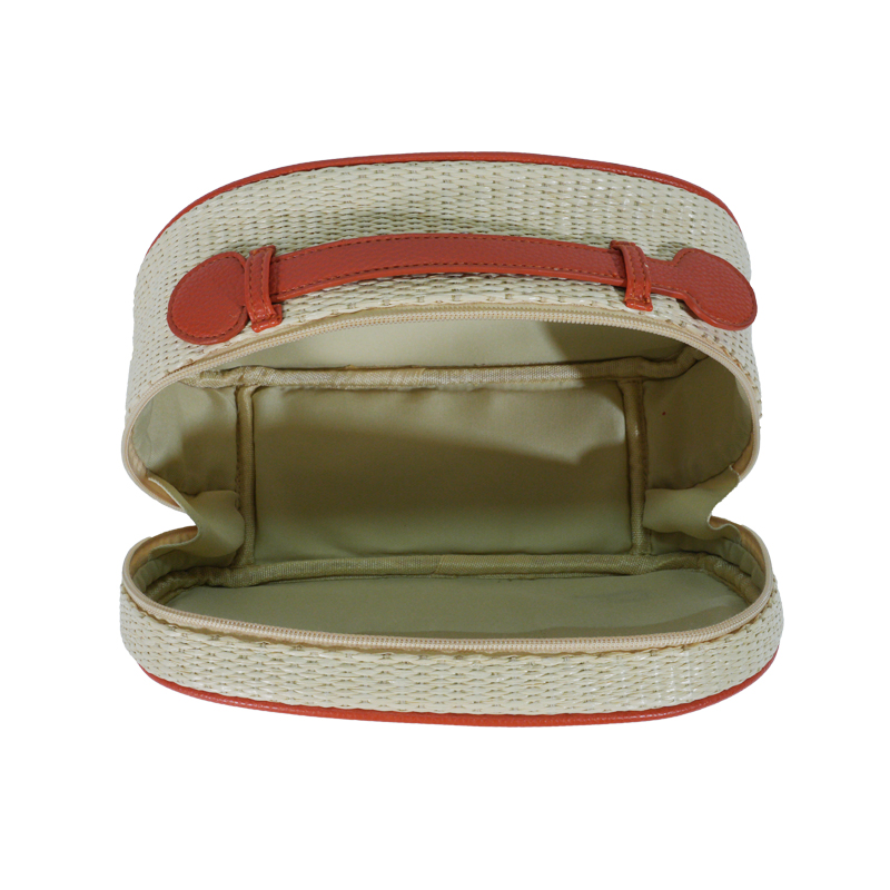 CB028 대량 식물 직조 메이크업 가방 세트