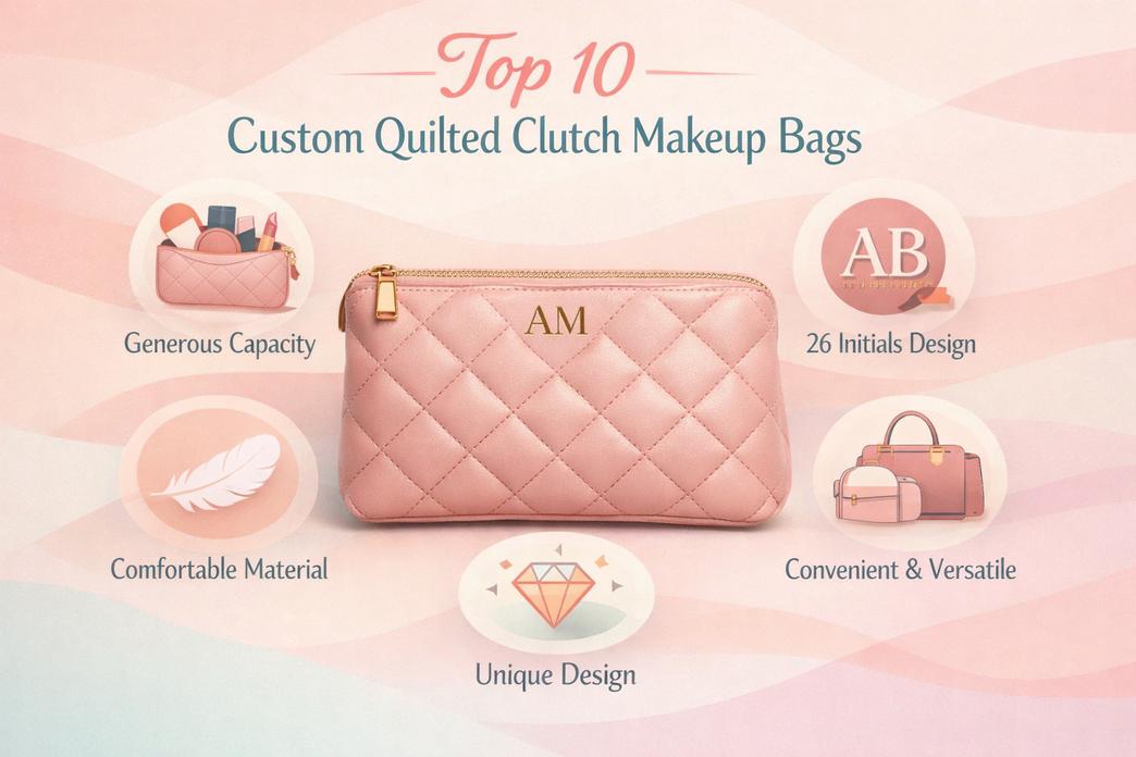 10 Custom Quilted Clutch Makeup Bags Perfect For Gifting In 2026 3