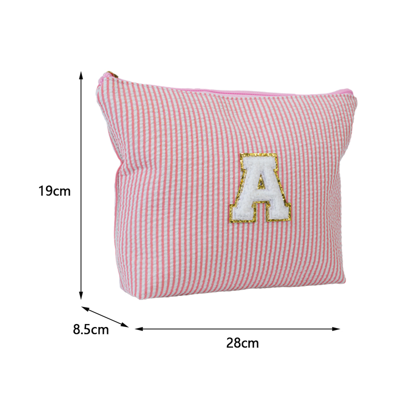 CB051 Набор индивидуальных вышитых букв для косметического клатча