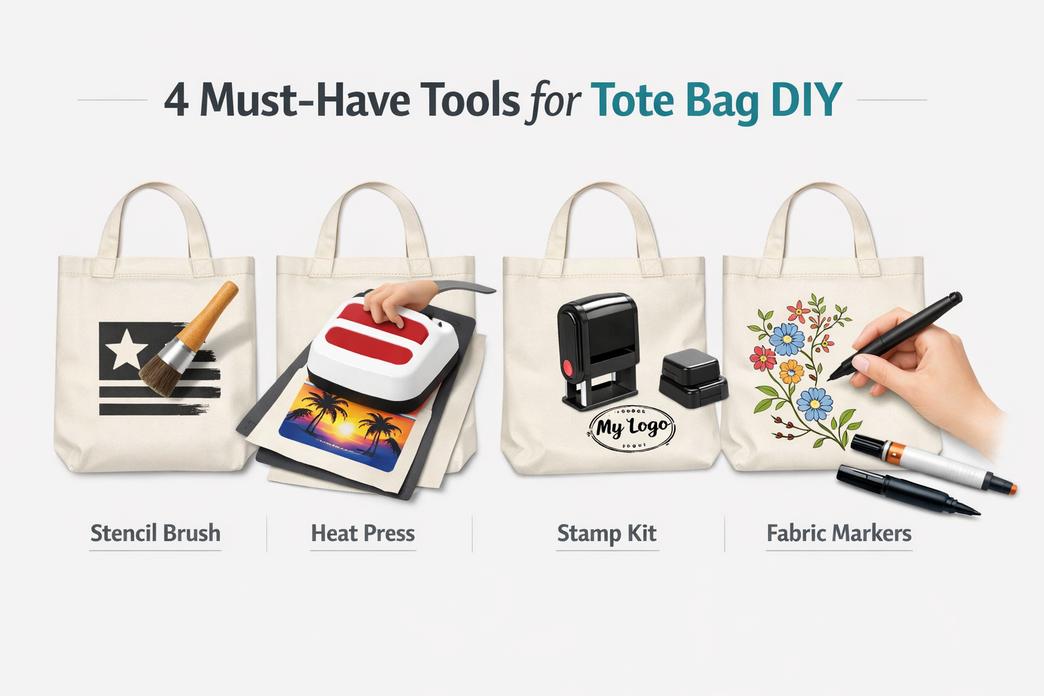 3 Creative Ways to Customize Your Own Plain Canvas Tote Bag