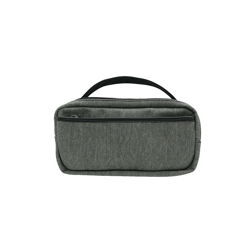 CB061 Leather Waterproof Makeup Bag Cosmetic Handheld Bag For Men Wholesale