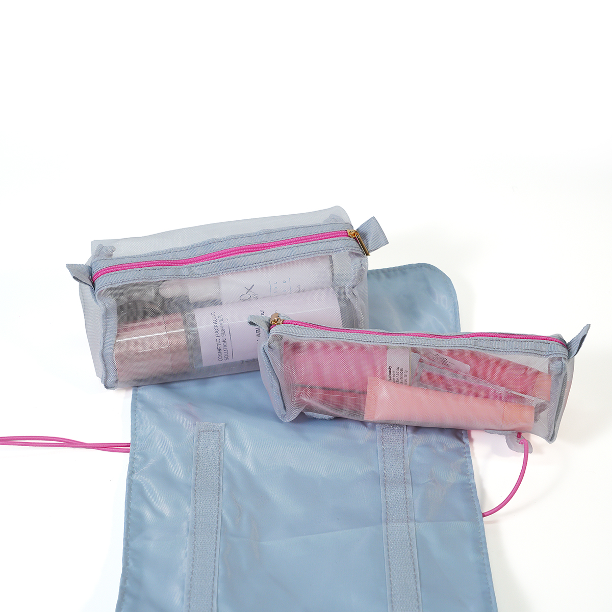 CB037 4-в-1 компактная съемная висющая дорожная сумка для туалетных принадлежностей, переносной комплект