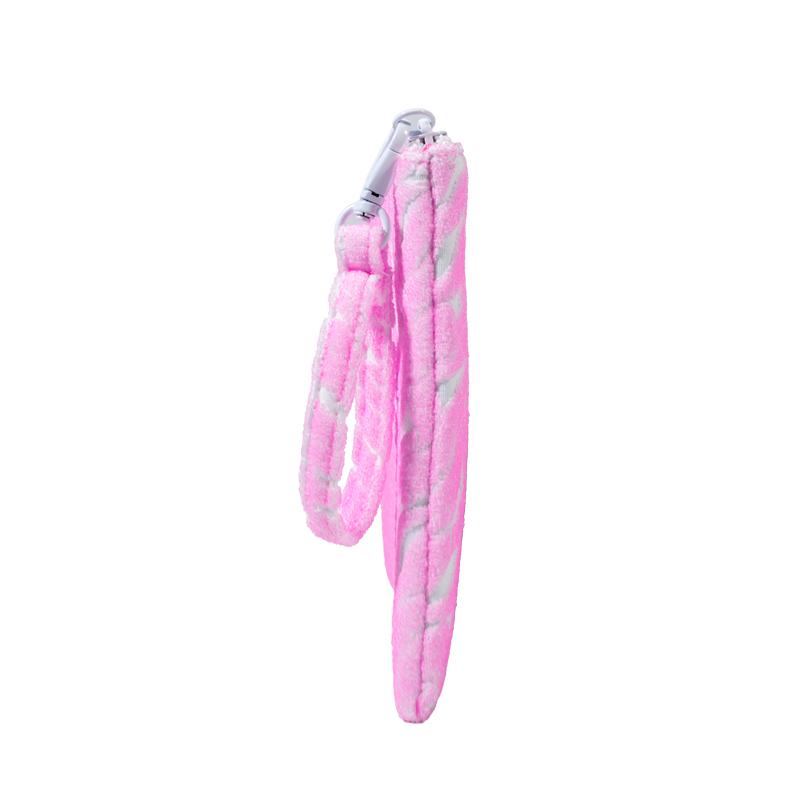 CB074/CB075 소프트 플로킹 메이크업백 평평한 화장품 파우치 도매