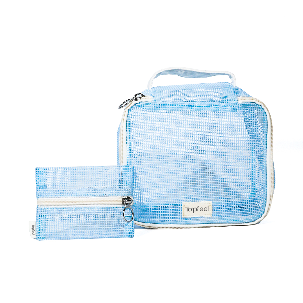 CB010 Mesh Breathable Mother-daughter Makeup Bag Supplier