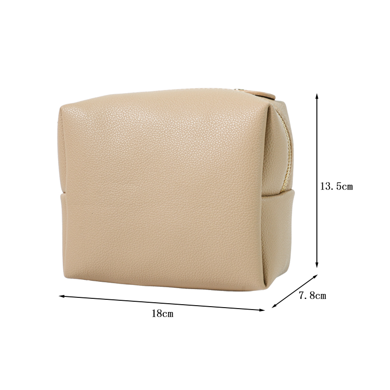 CB077 Egyedi műbőr sminktáska kis utazótáska logóval