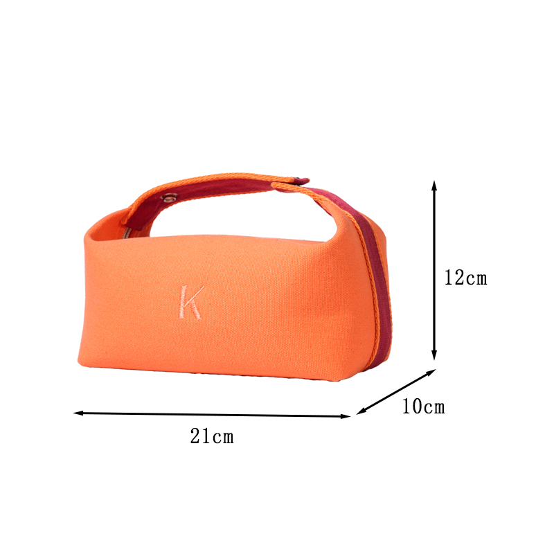 CB085 Заводские компактные холщовые сумки Минималистичный косметичка