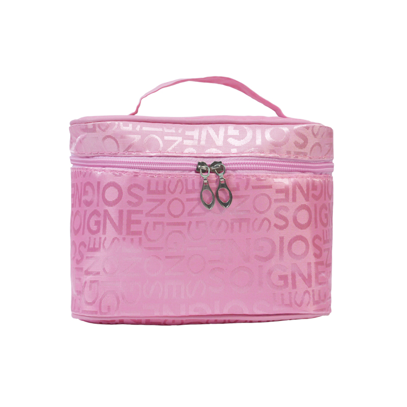 CB054 Factory Letter Pattern Square-shaped Makeup Case