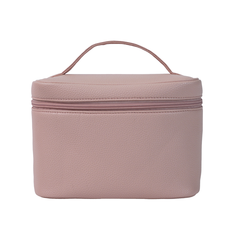 CB031 Nagy kapacitású négyzet alakú hordozható műbőr vízálló utazó kozmetikai táska - Topfeel