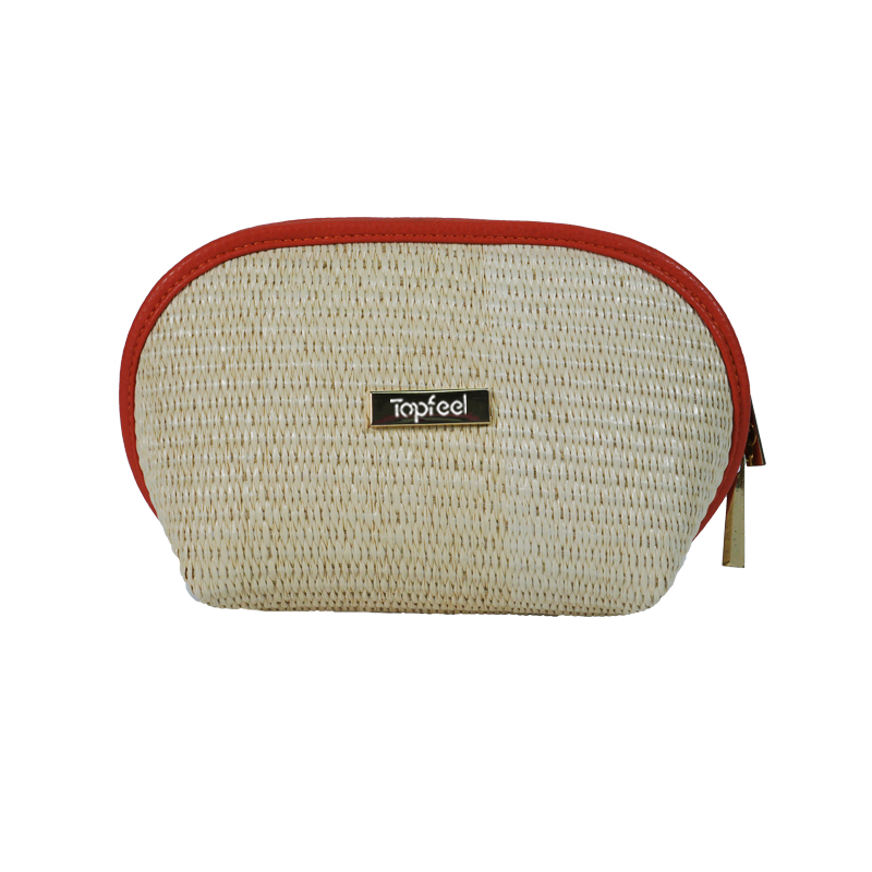 CB028 대량 식물 직조 메이크업 가방 세트