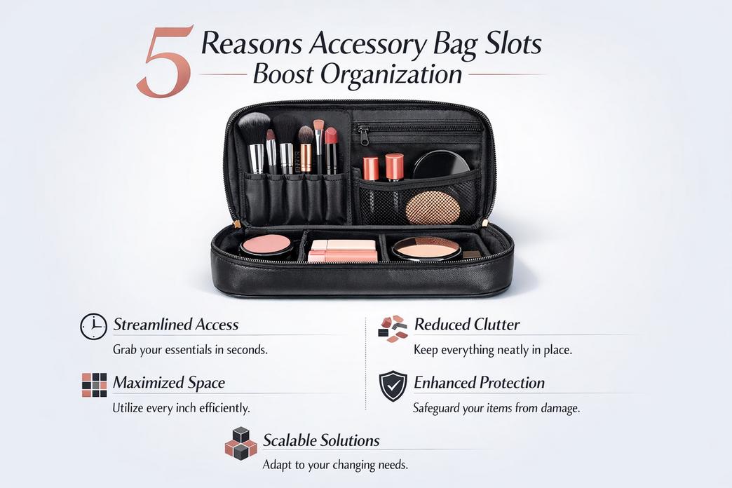 Accessory Bag Slots Custom Storage Solutions For Cosmetic Bags 2