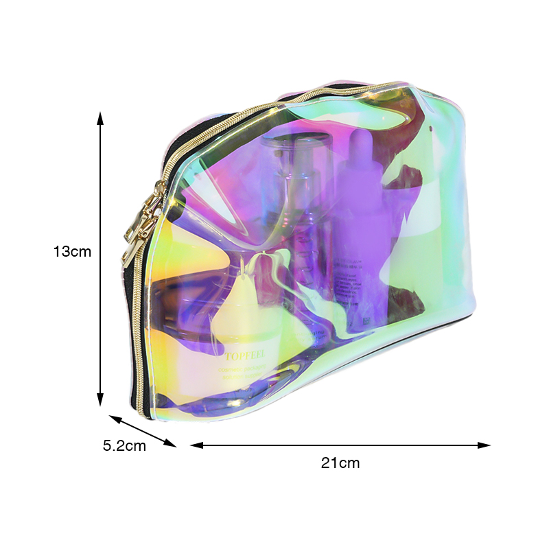 CB006 PVCホログラフィックスクエアクラッチポーチ製造業者