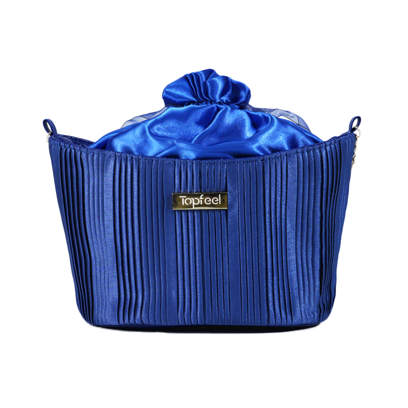 CB017 Manufacturer Satin-Textured Makeup Bag Set