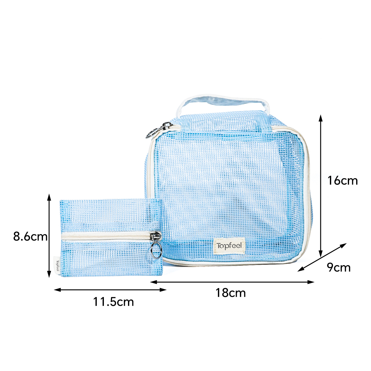 CB010 Производитель дышащих косметичек для мамы и дочери из сетки