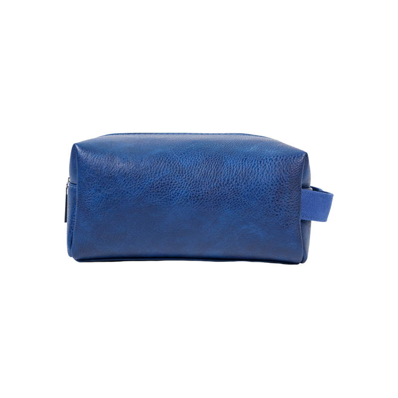 CB078/CB079 Custom Matte Pu Makeup Bag Mens Leather Toiletry Bag Personalized