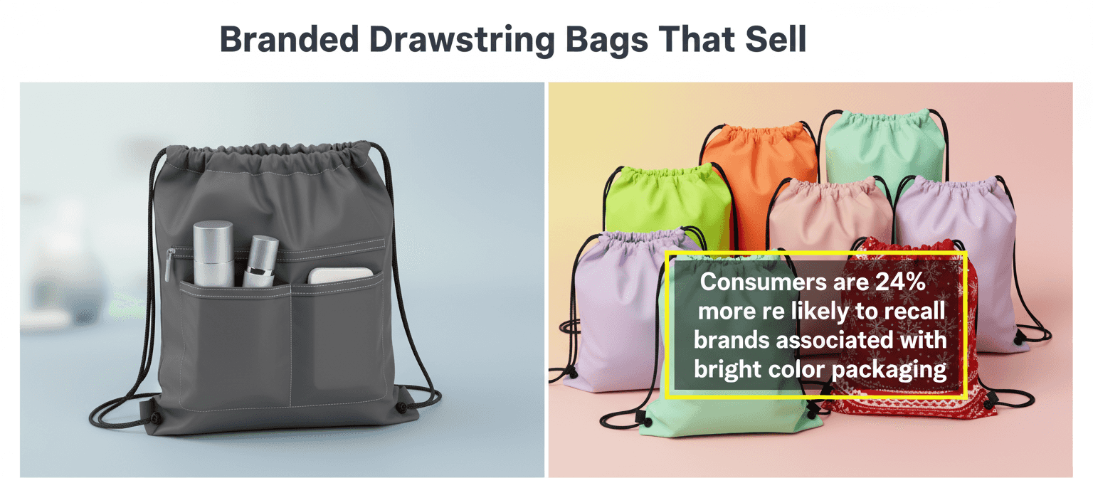 Egyedi nyomtatott húzózsinóros táskák – Szállítók