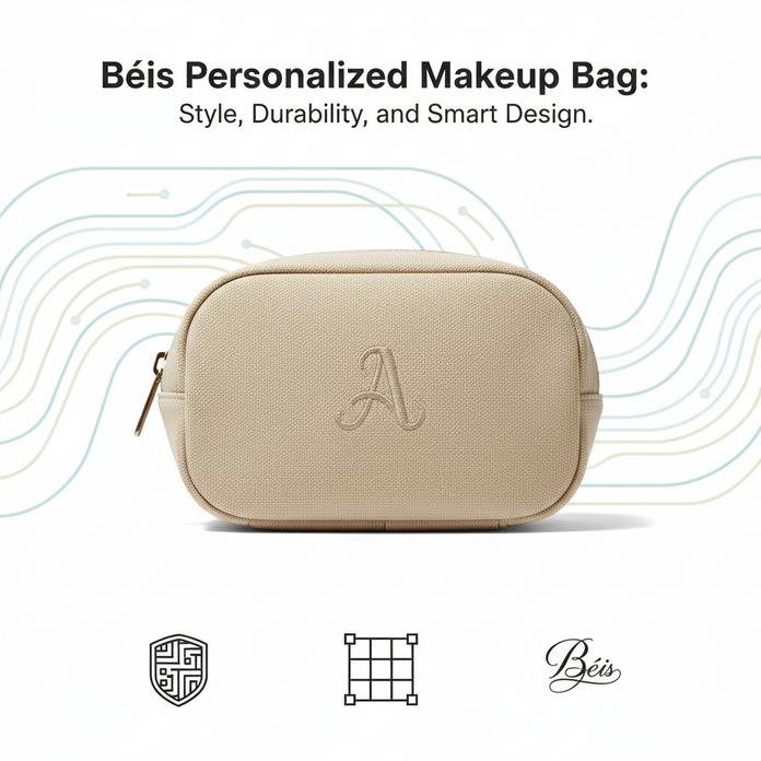 Customizable Letter Embroidery Makeup Clutch Bag Set Showdown Top 3 Brands Compared 4