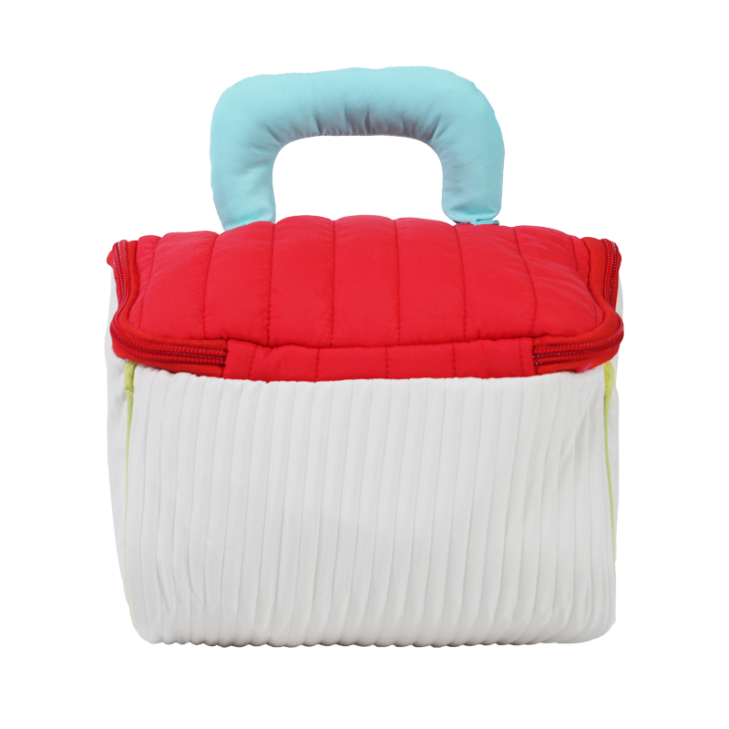 CB043 Egyedi rajzfilm ház vászontáska cipzárral