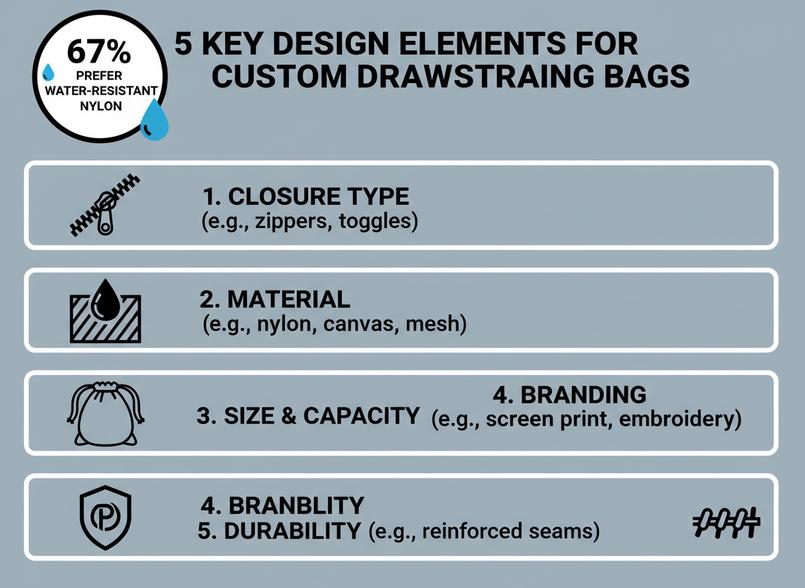 Custom Printed Drawstring Bags