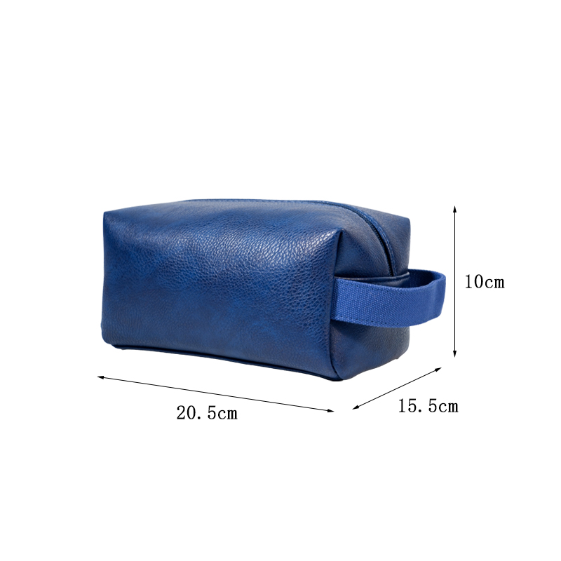 CB078/CB079 Individuelle matte Pu Make-up-Tasche Herrenleder-Toilettenbeutel Personalisierte