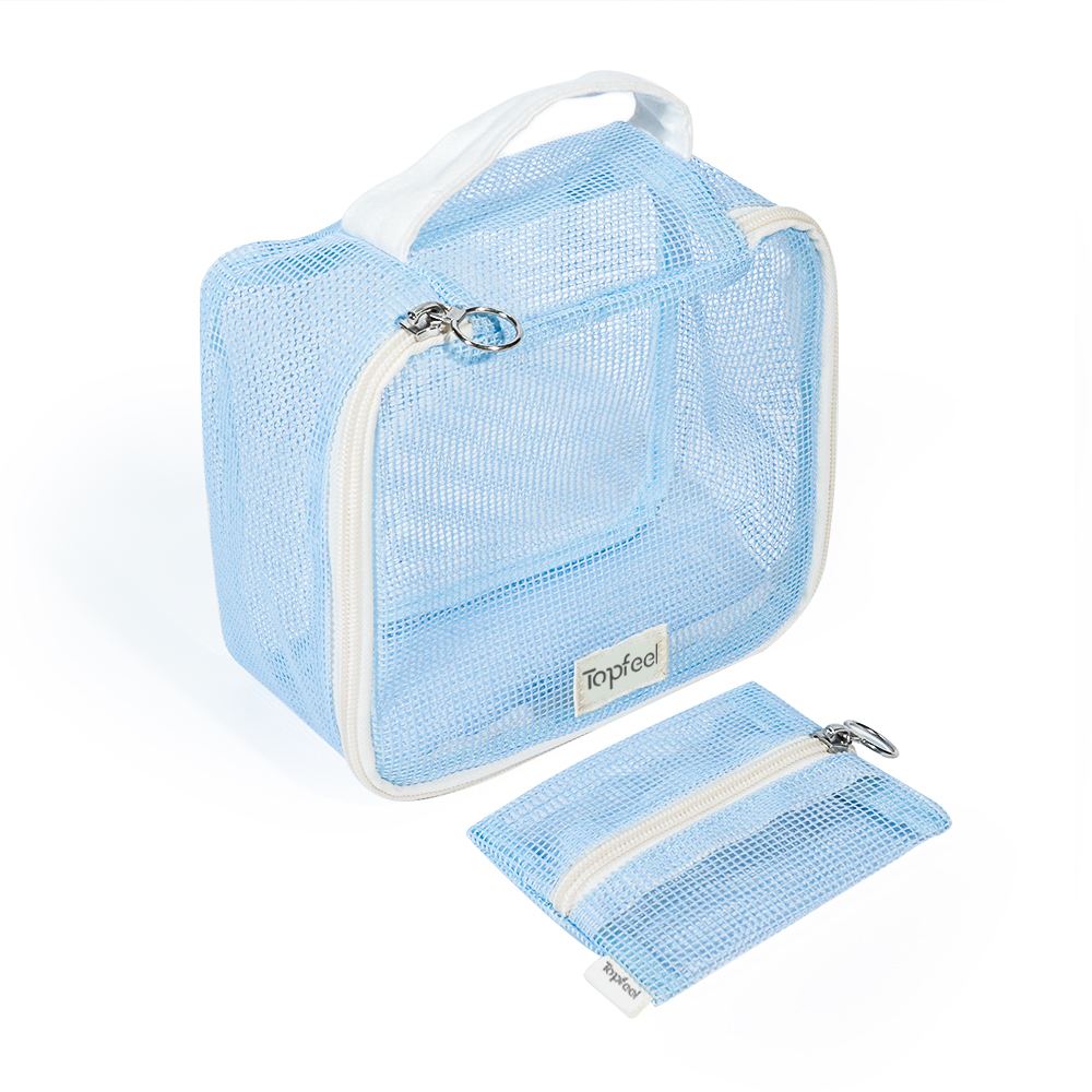 CB010 Производитель дышащих косметичек для мамы и дочери из сетки