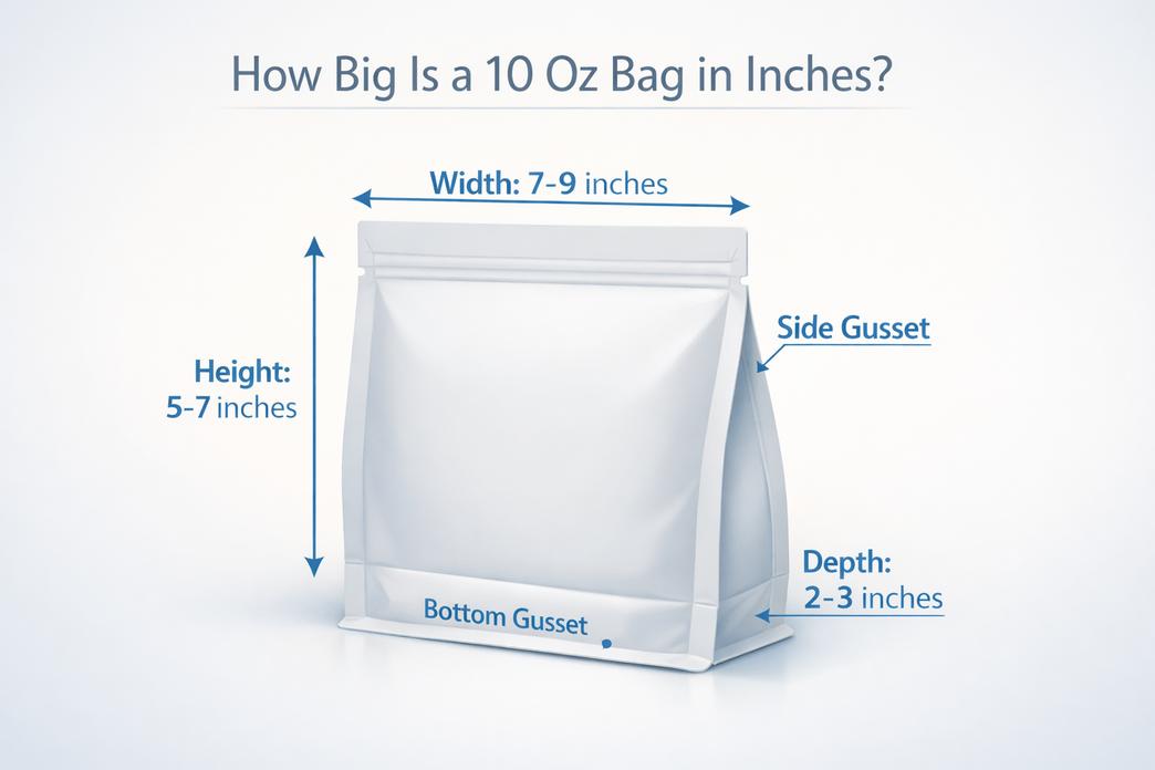 How Big Is A 10 Oz Bag 1