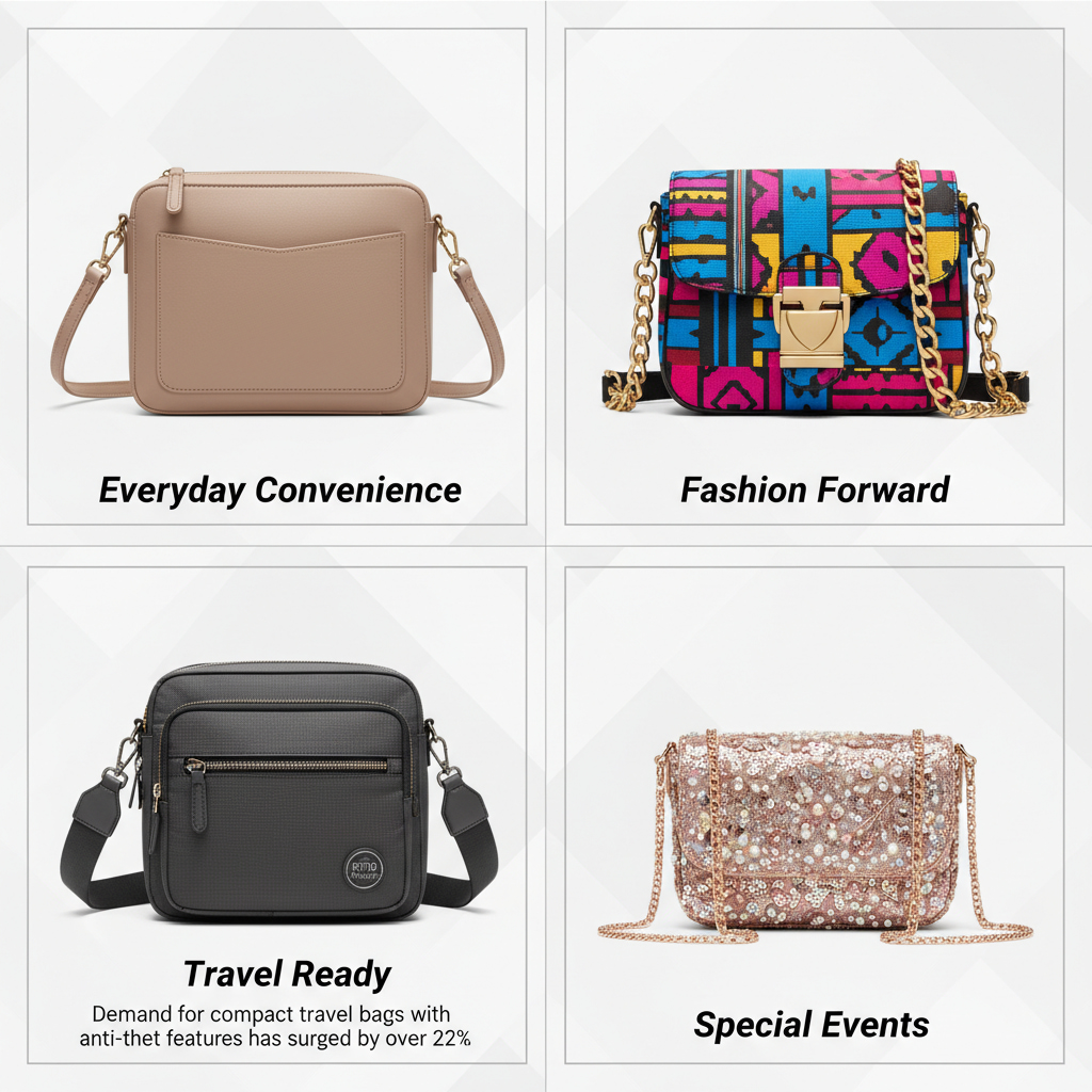 Wie trägt man eine Crossbody-Tasche