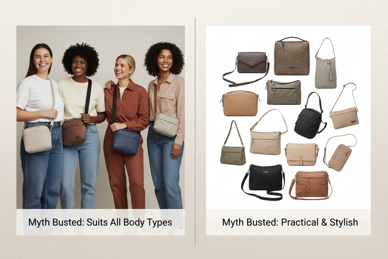Wie trägt man eine Crossbody-Tasche
