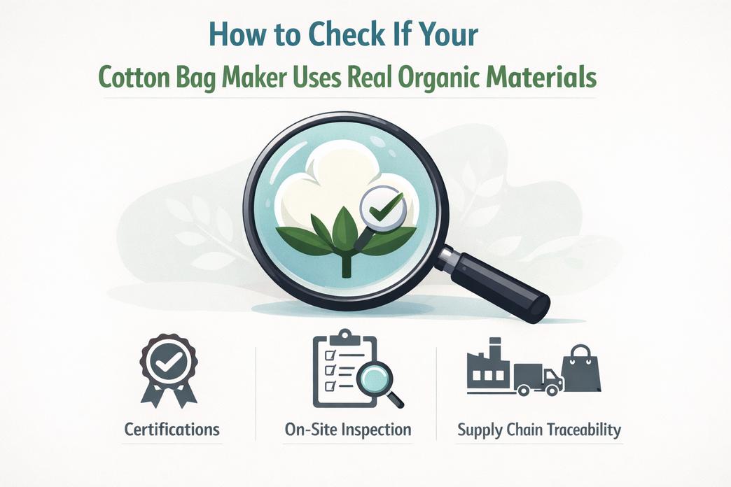 How to Check If Your Cotton Bag Maker Uses Real Organic Materials？