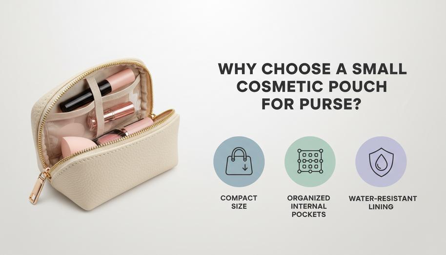 How To Choose The Perfect Small Cosmetic Pouch For Purse Storage 1
