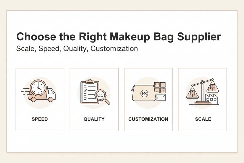 How to Choose the Right Makeup Bag Supplier for Your Beauty Brand