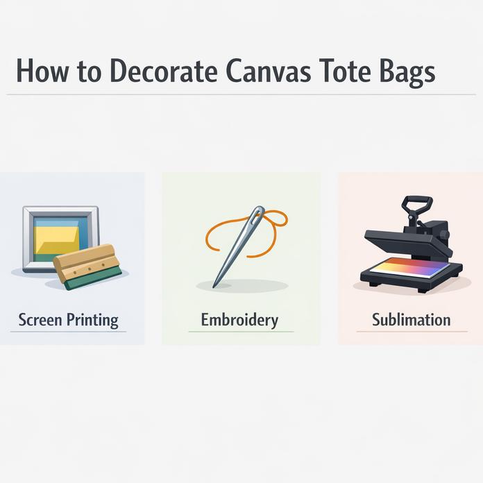 How To Decorate Canvas Cosmetic Tote Bags 3