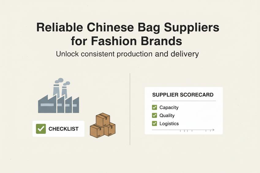 How to Find Reliable Chinese Bag Suppliers for Your Fashion Brand