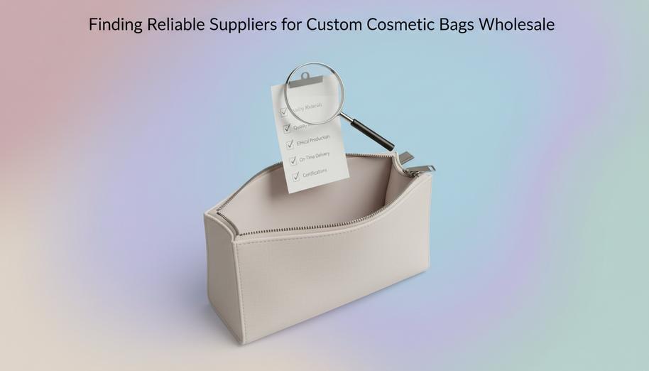 How to Find Reliable Suppliers for Custom Cosmetic Bags Wholesale