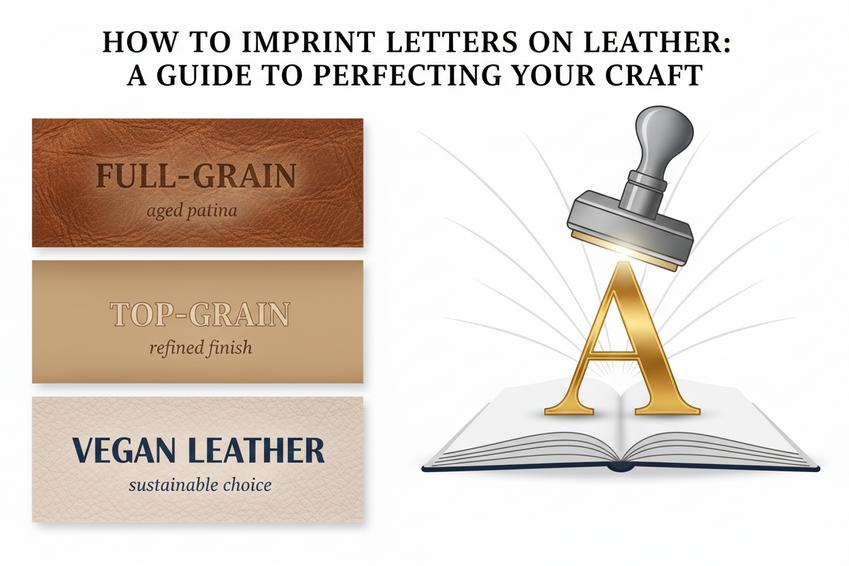 How To Imprint Letters On Leather 1
