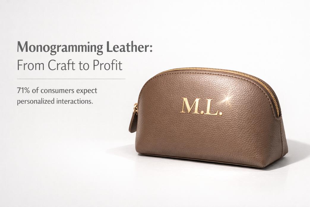 How to Monogram Leather Bags?