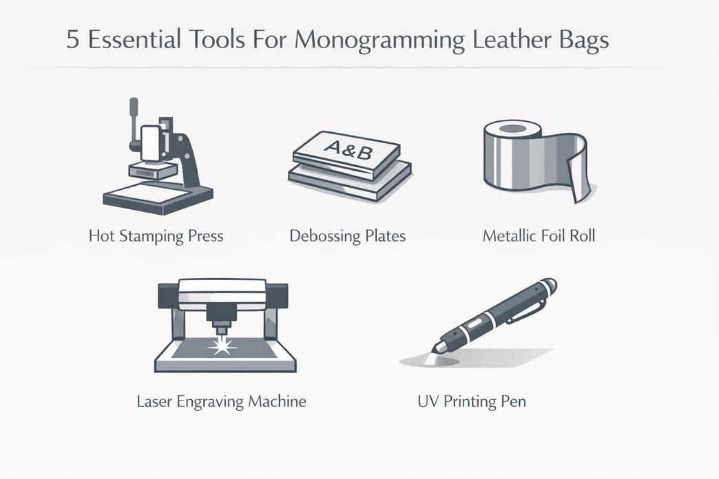 How To Monogram Leather Bags 2