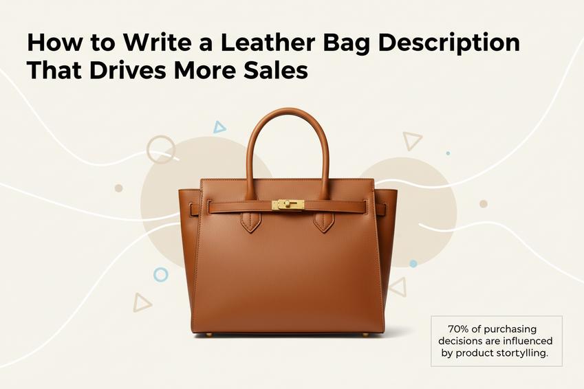 How to Write a Leather Bag Description That Drives More Sales?