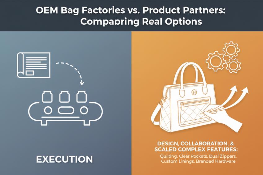 OEM Bag Factories vs. Product Partners: Comparing Real Options