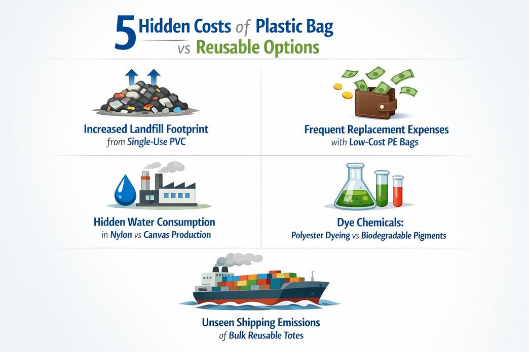 Plastic Bag Vs Reusable Options For Cosmetic Bag 1
