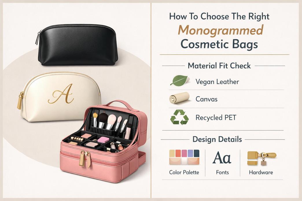 Quick Tips For Choosing The Best Monogrammed Cosmetic Bags 1
