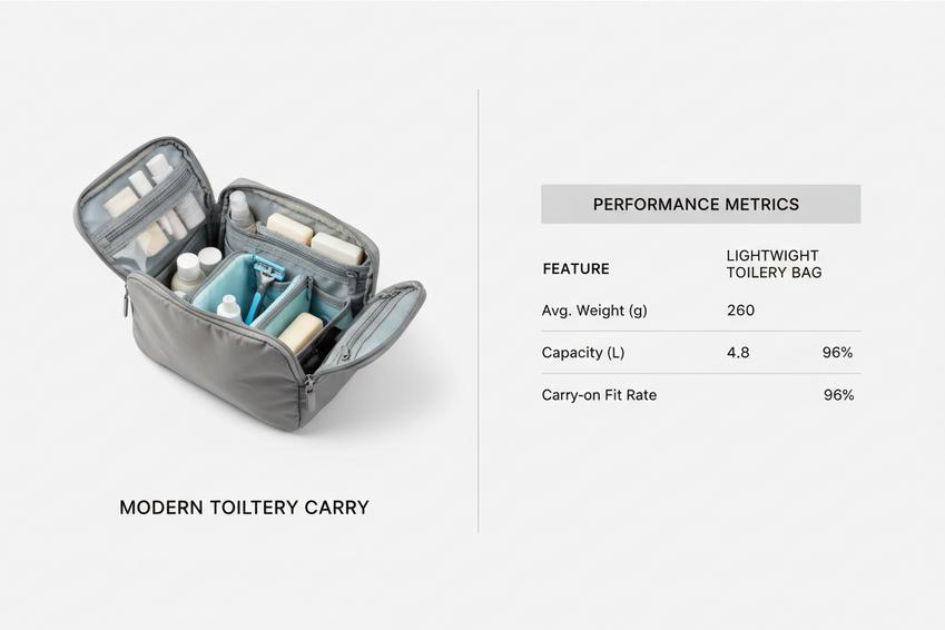 Save Space and Weight With the Perfect Lightweight Toiletry Bag