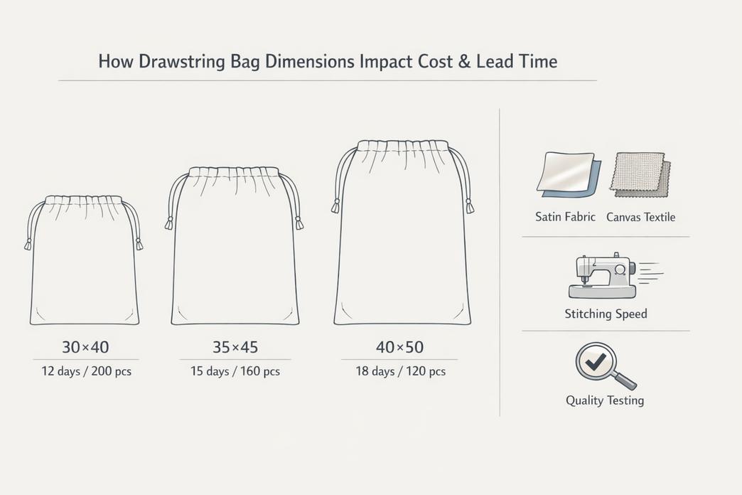 Standard Vs Custom Drawstring Cosmetic Bag Dimensions For Brands 3