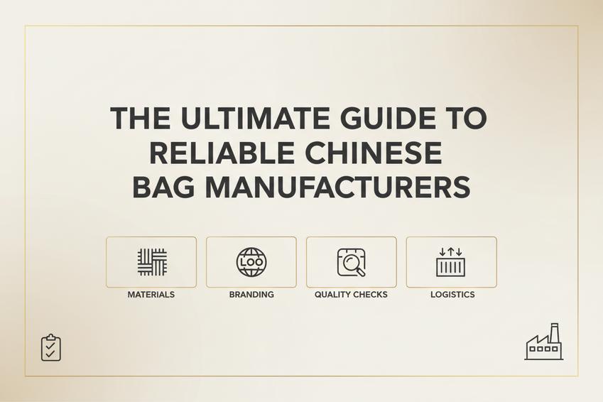 The Ultimate Guide to Finding Reliable Chinese Bag Manufacturers