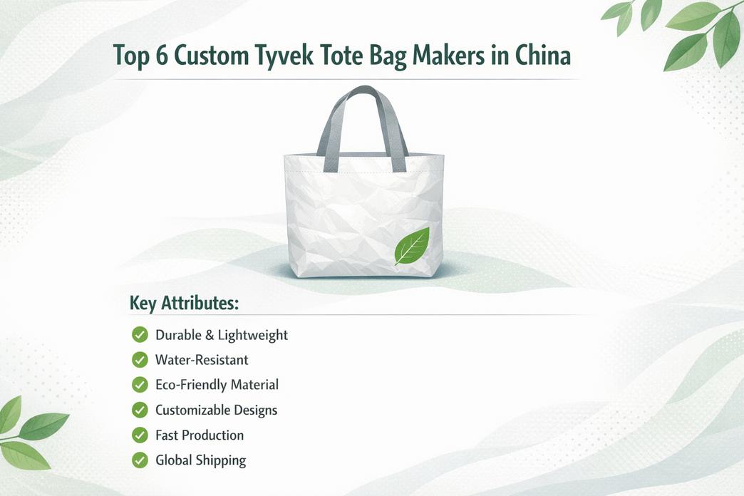 Top 6 Custom Tyvek Tote Bag Makers in China