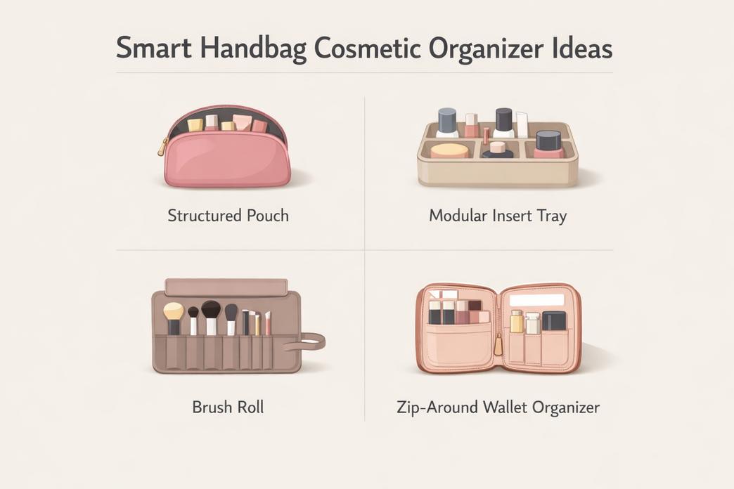 Top Handbag Organizer Ideas For Makeup Lovers 1