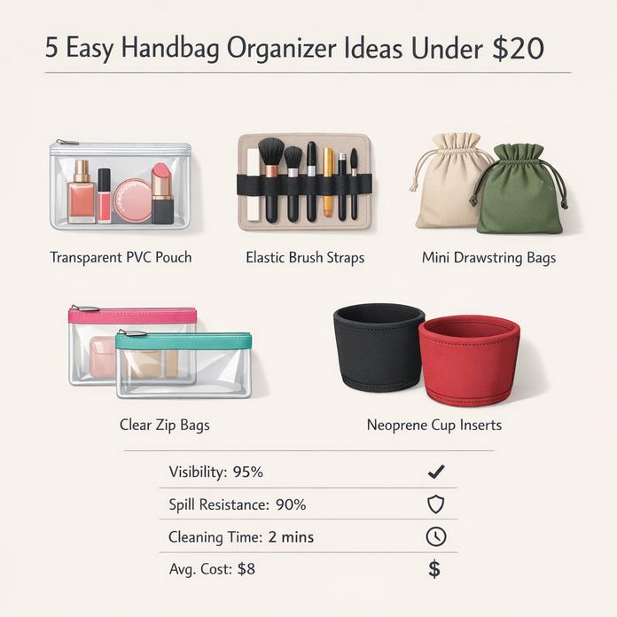 Top Handbag Organizer Ideas For Makeup Lovers 2