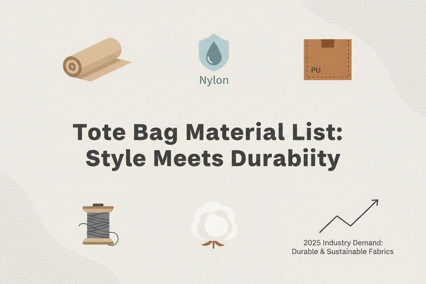 Tote Bag Material List: Which Fabric Holds Up the Best?