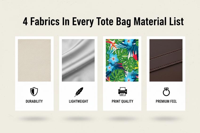 Tote Bag Material List Which Fabric Holds Up The Best 2