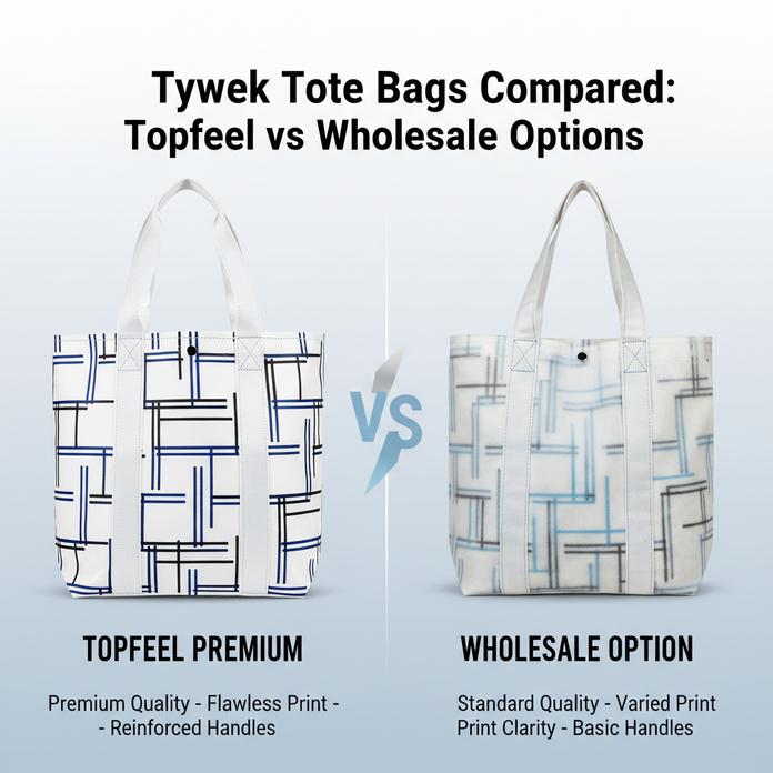 Tyvek Tote Bags Compared: Topfeel vs Wholesale Options